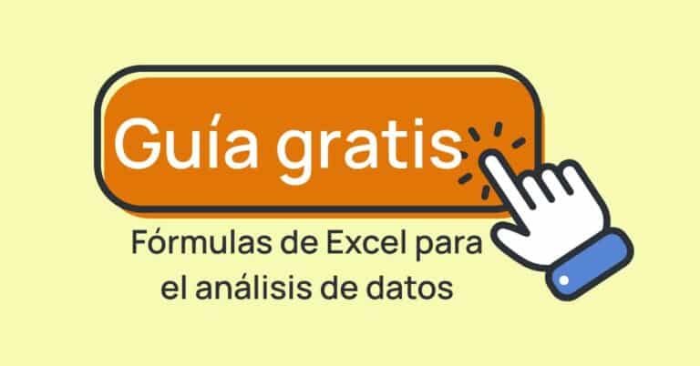 formulas de excel para el analisis de datos