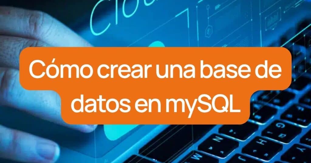 como crear una base de datos en mysql