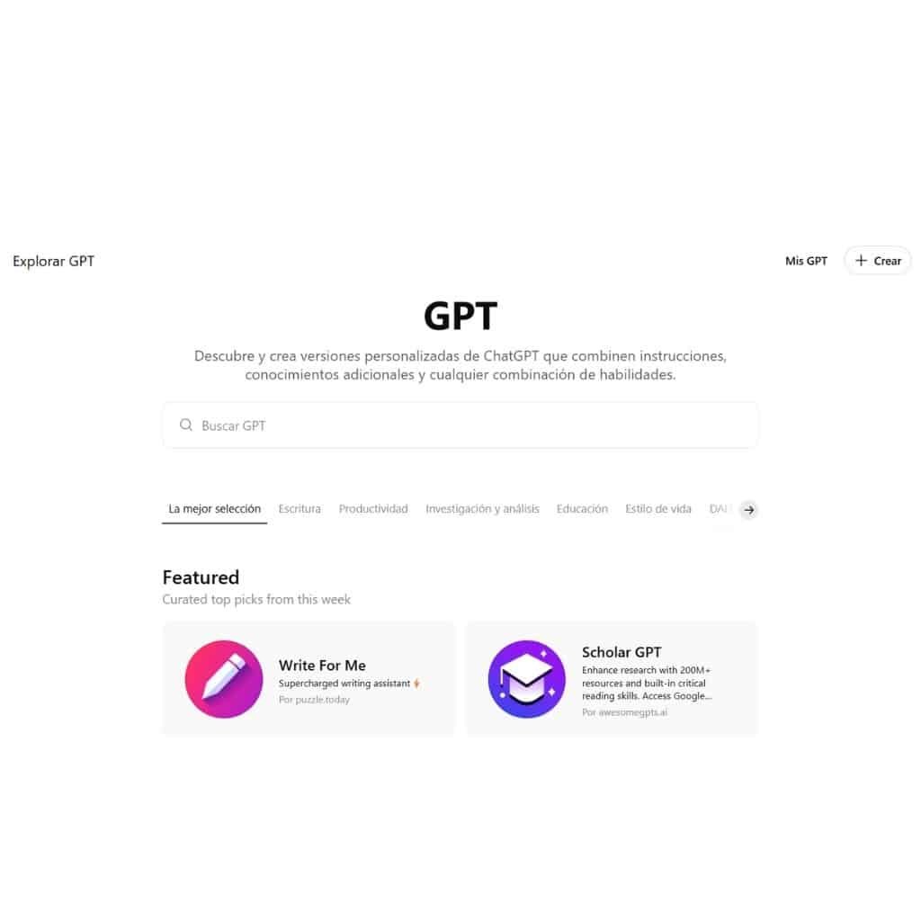gpt personalizado